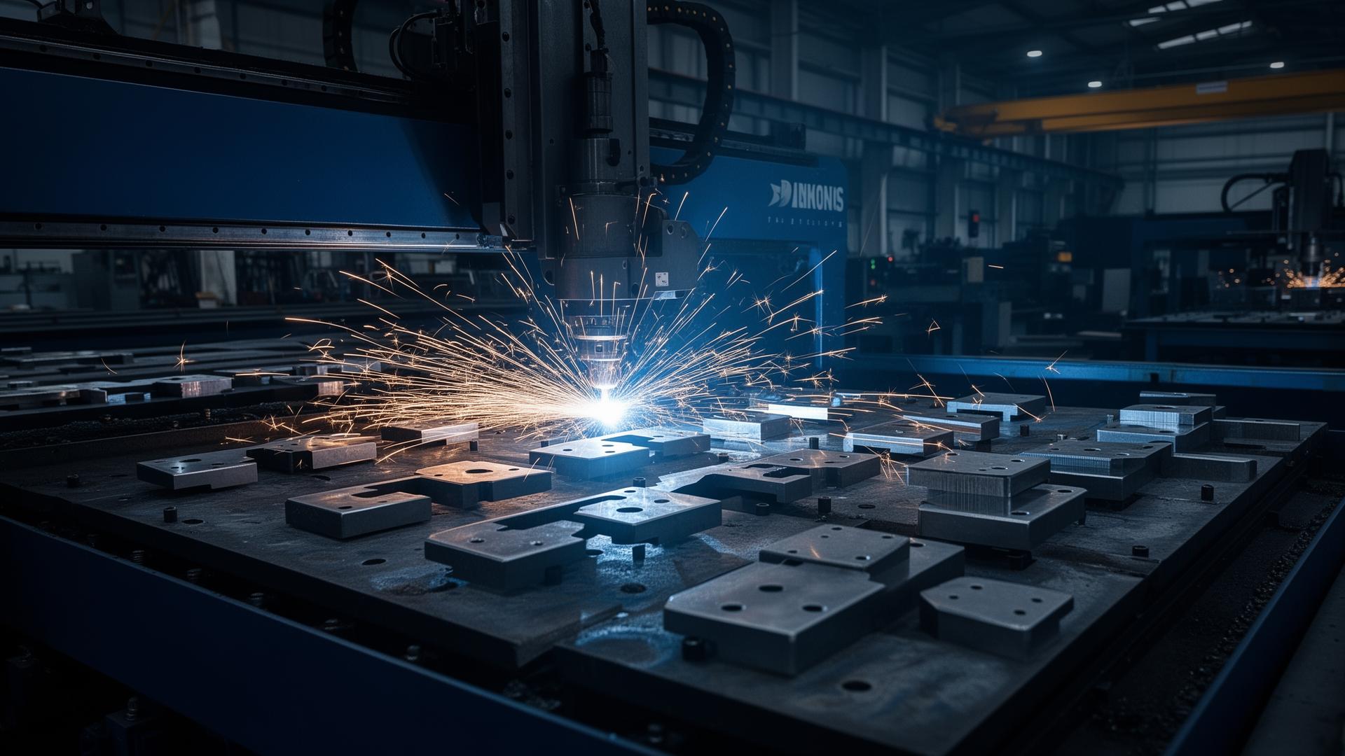 Precision metal fabrication shop floor in Milwaukie, Oregon
